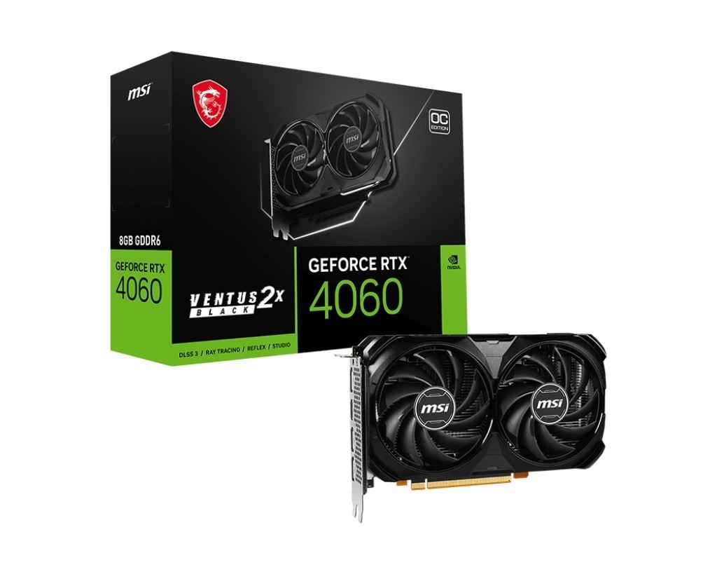 MSI GeForce RTX 4060 Ti VENTUS 2X BLACK 16G OC