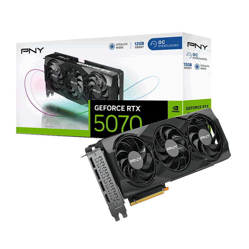 PNY RTX 5070 OC Triple Fan 12GB