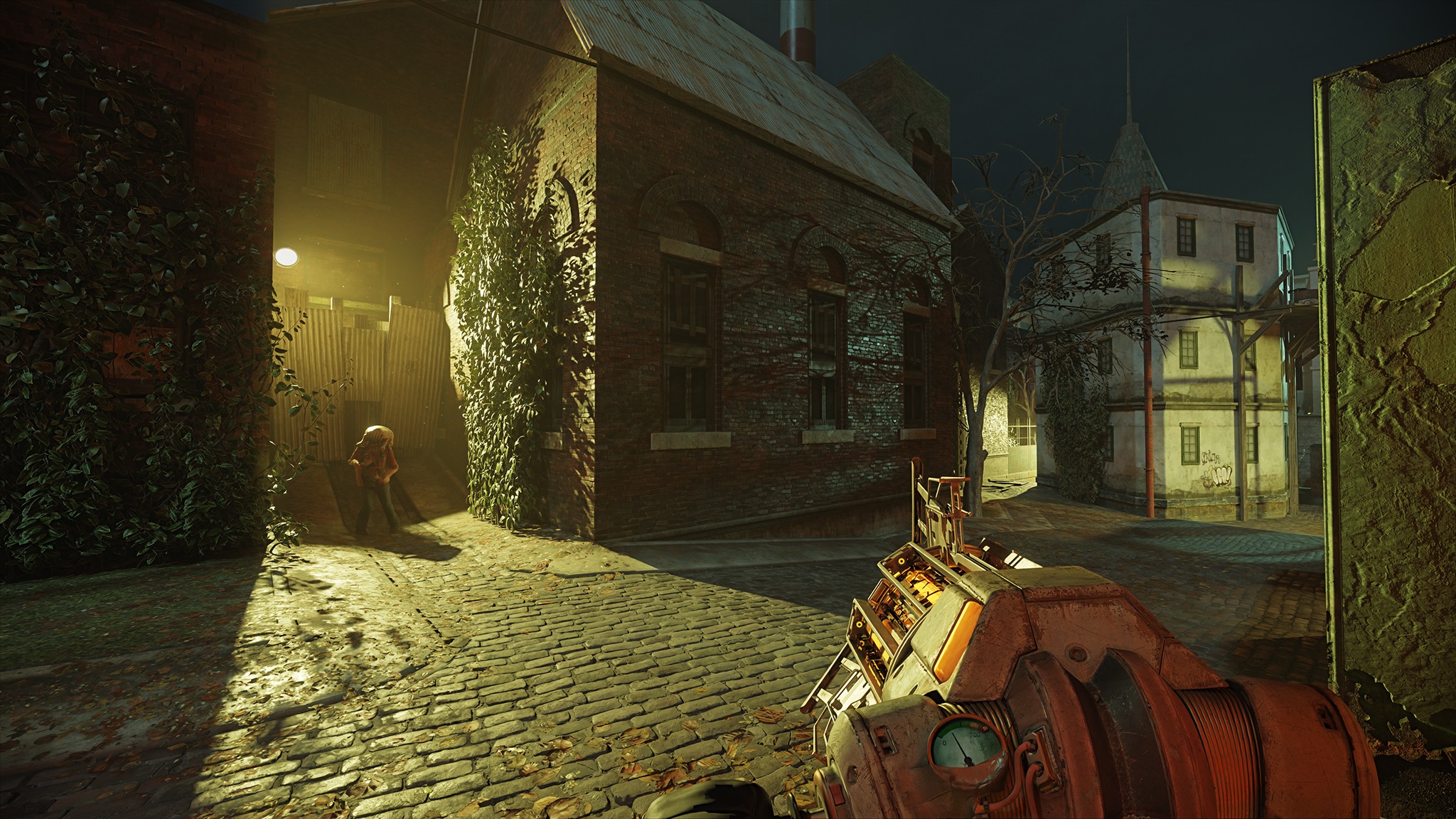 Half-Life 2 RTX scene with detailed lighting and reflections